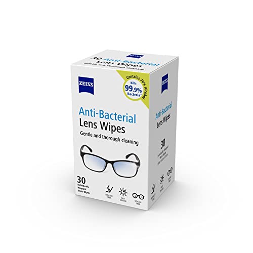 ZEISS Lens Wipes – 200 Ct, Individually Packed for Glasses & Cameras