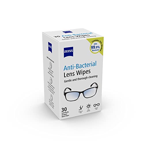 ZEISS Lens Wipes – 200 Ct, Individually Packed for Glasses & Cameras