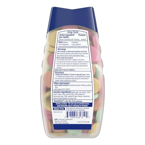 TUMS Ultra Strength Antacid Tablets – Assorted Fruit, 160 Ct