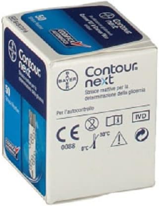 Contour Next Blood Glucose Strips Reactive Measurement, 50 Pieces