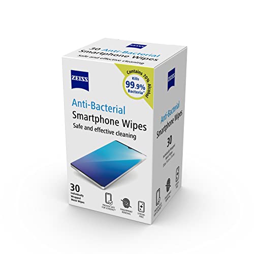 ZEISS Lens Wipes – 200 Ct, Individually Packed for Glasses & Cameras