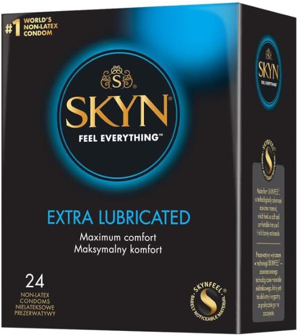 SKYN Extra Lubricated Latex Free Condoms 24 Pack