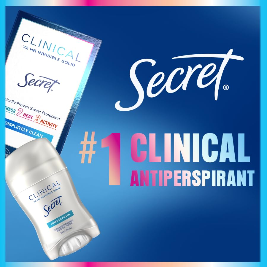 Secret Clinical Strength Deodorant – Completely Clean, 1.6 oz