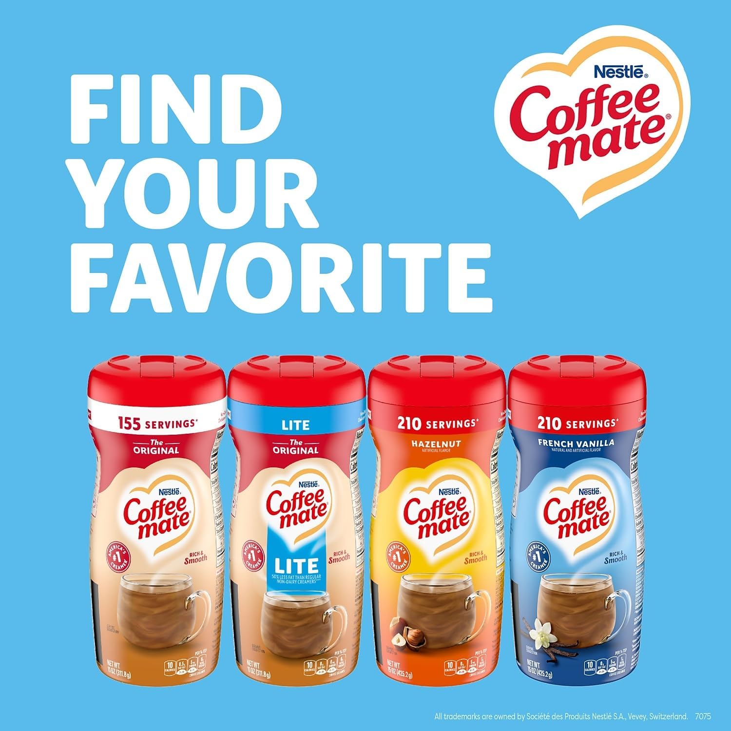 COFFEE-MATE French Vanilla Powdered Coffee Creamer 425 g