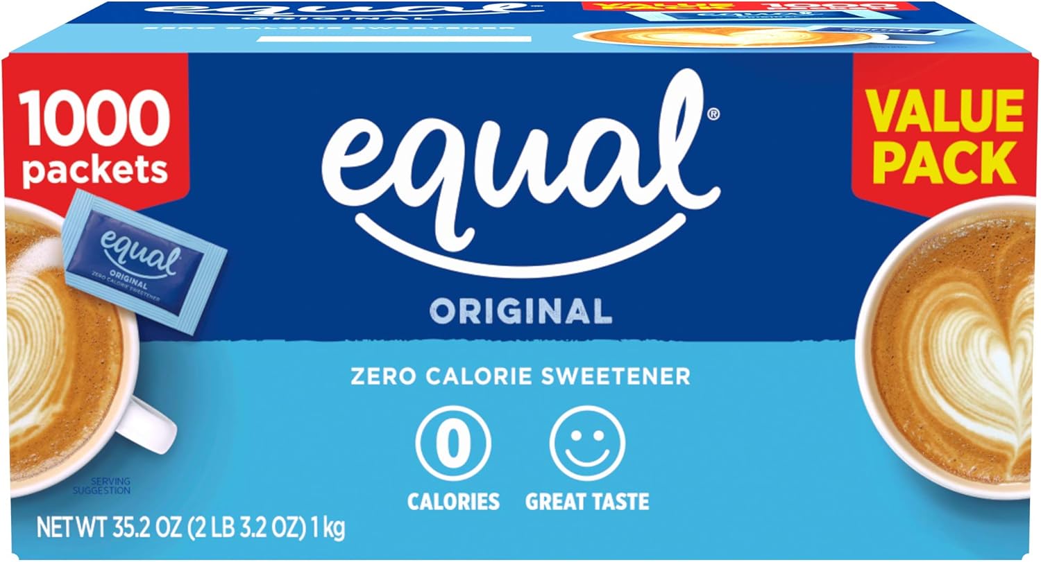 Equal Original Zero Calorie Sweetener 1000 Packets, 35 oz