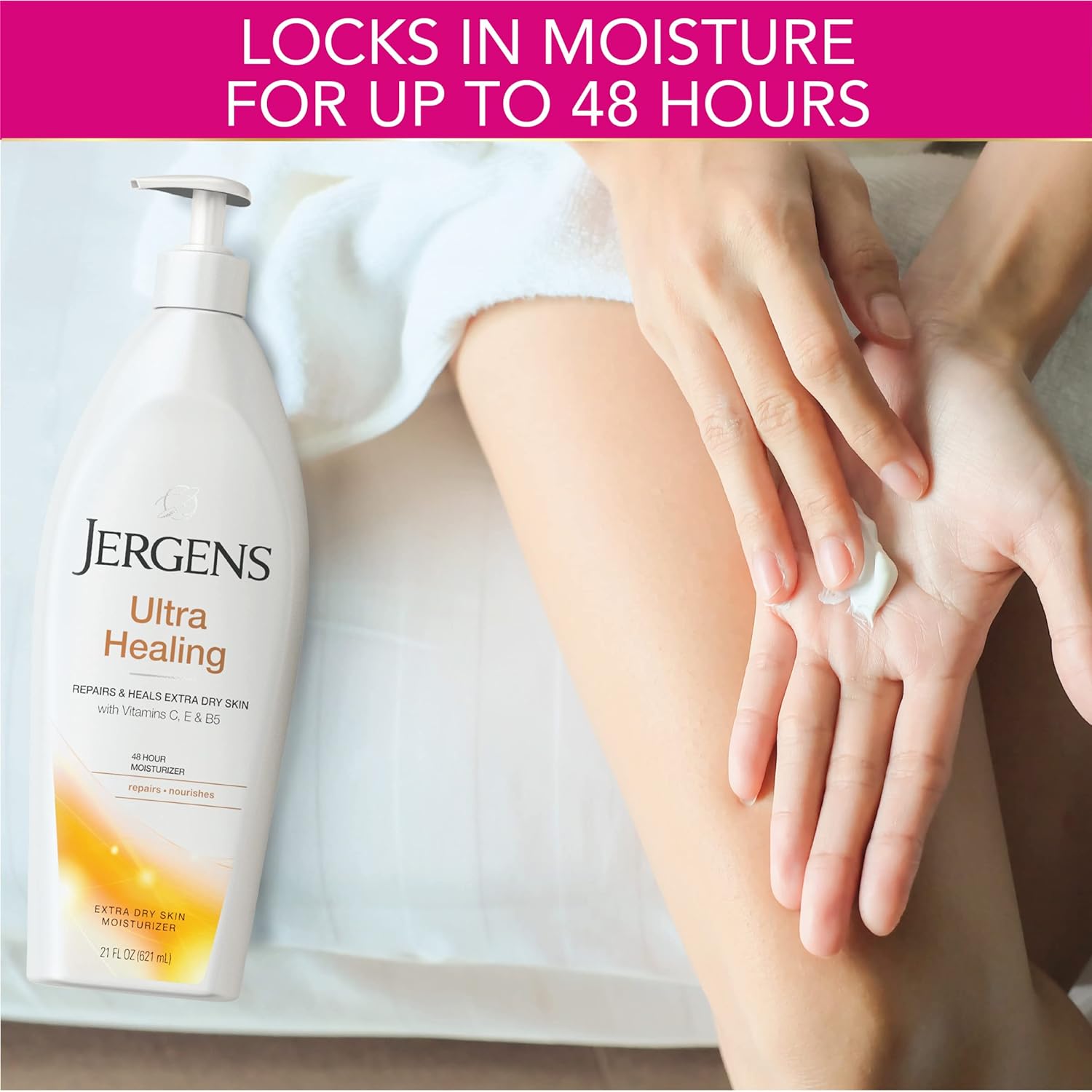 JERGENS Ultra Healing Extra Dry Skin Moisturizer, 21 oz