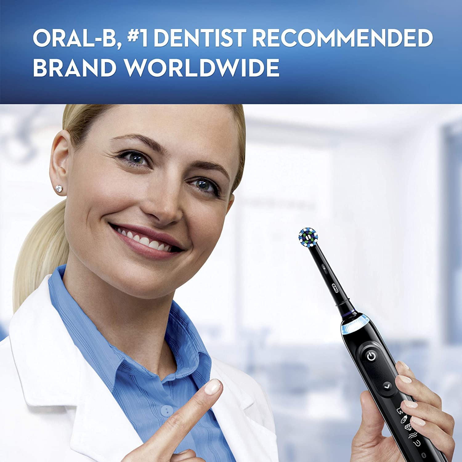 Oral-B Genius X AI Electric Toothbrush – Rose Gold, 6 Modes + Travel Case