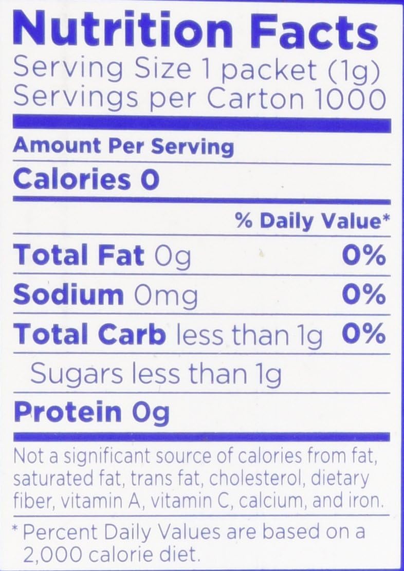 Equal Original Zero Calorie Sweetener 1000 Packets, 35 oz