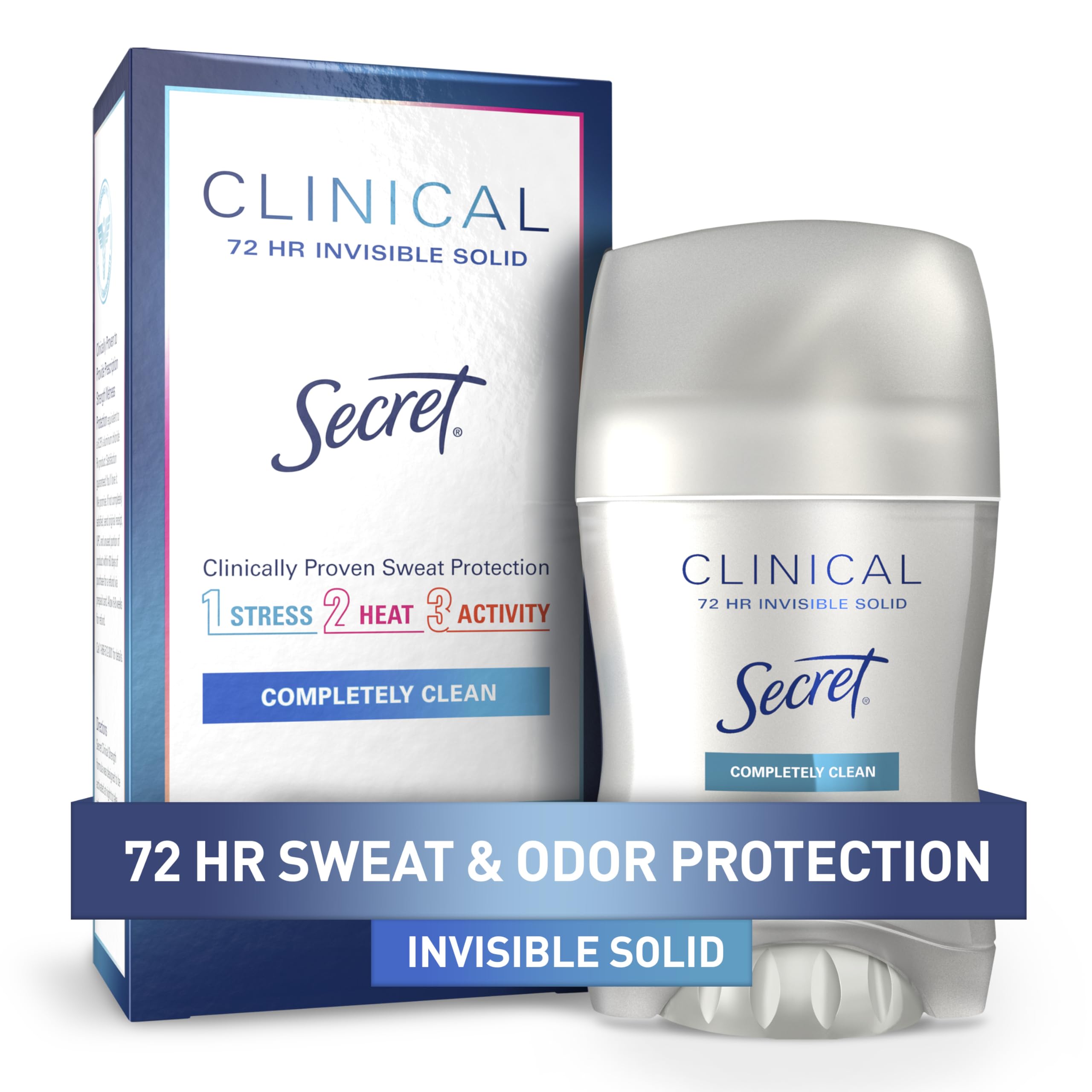 Secret Clinical Strength Deodorant – Completely Clean, 1.6 oz