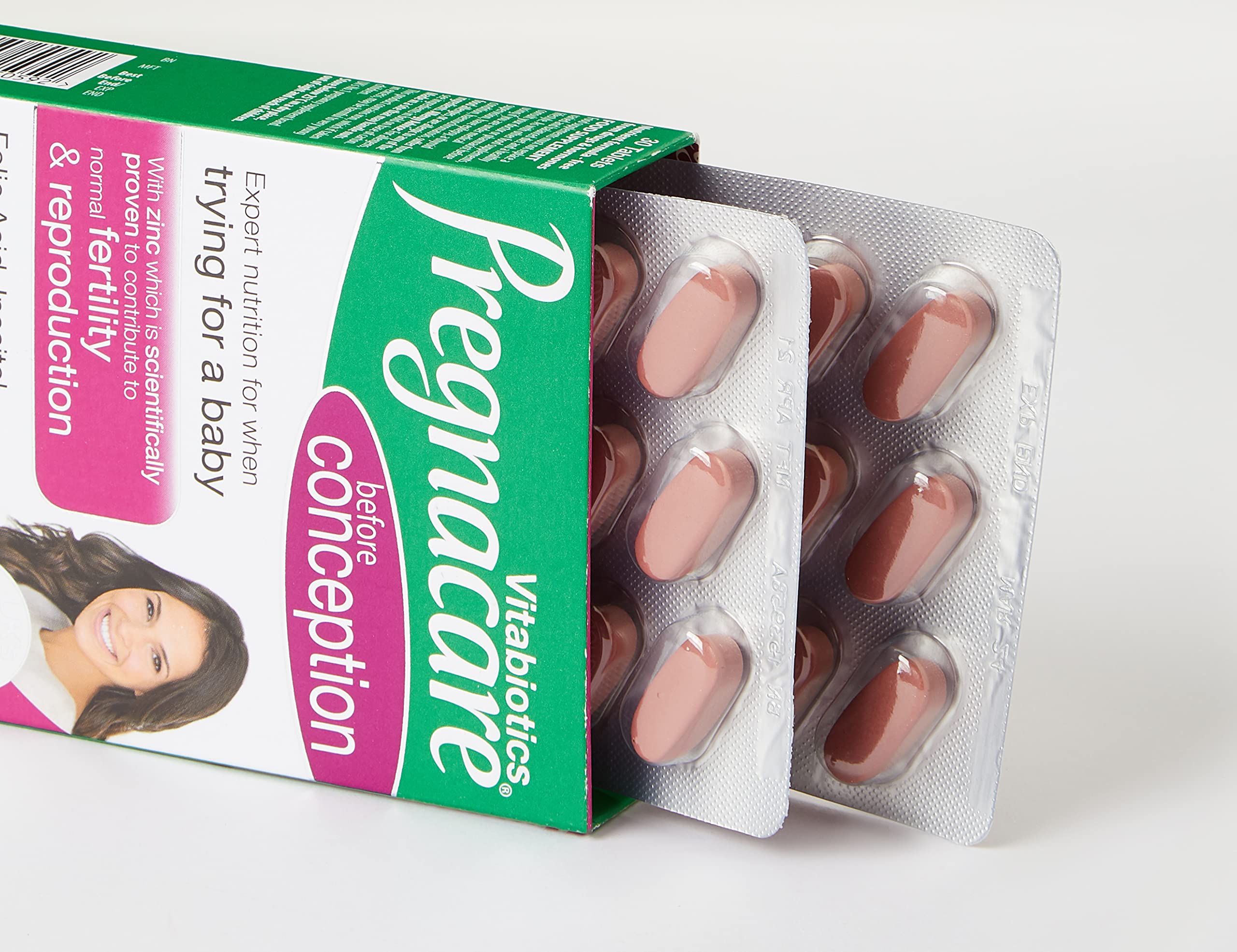 Pregnacare Conception Max – Prenatal Vitamins with Omega-3 DHA by Vitabiotics