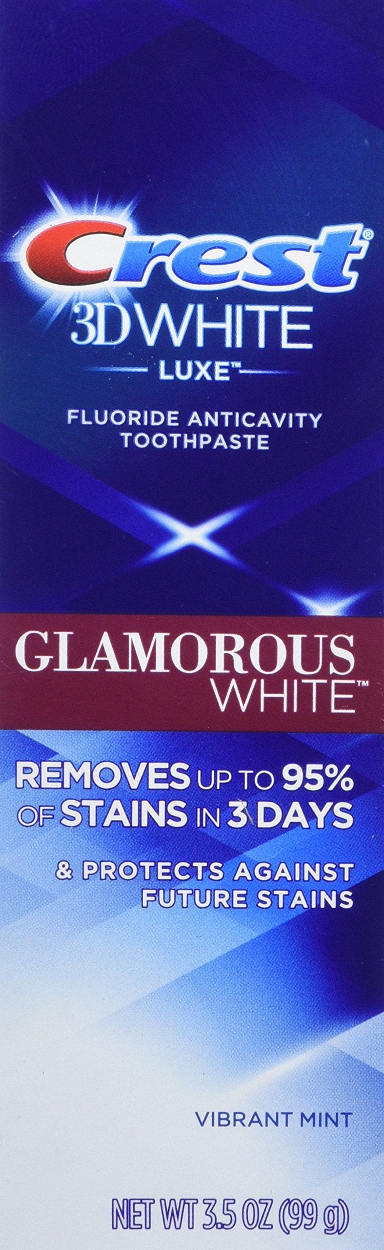 CREST TOOTHPASTE Vitalizing Fresh 3D White Deluxe(4pc)