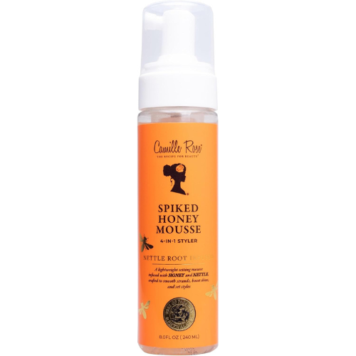 Camille Rose Spiked Honey Mousse 4-in-1 Hair Styler to Define Curls and Hold Styles Into Place while Nourishing and Adding Shine | With Honey and Nettle Root